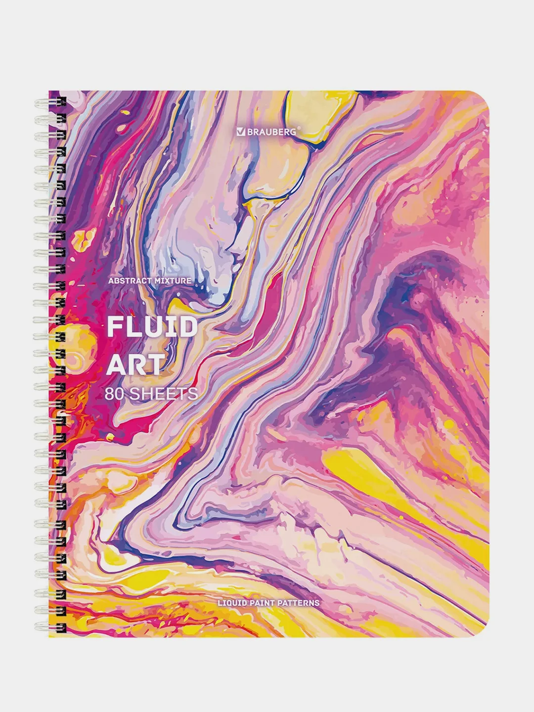 Тетрадь BRAUBERG "Colorful Art", 80 листов, клетка