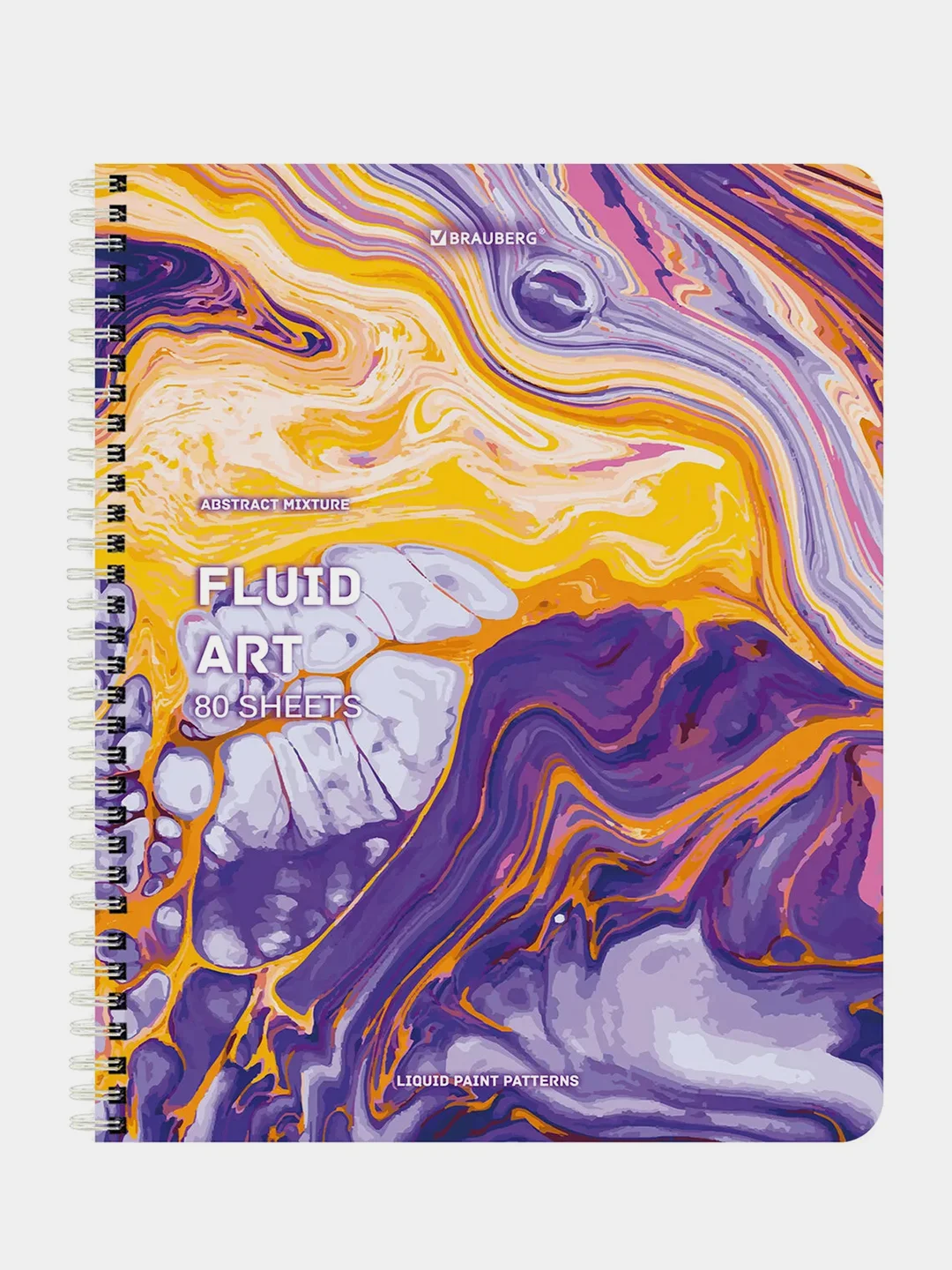 Тетрадь BRAUBERG "Colorful Art", 80 листов, клетка