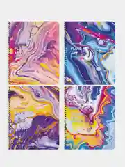 Тетрадь BRAUBERG "Colorful Art", 80 листов, клетка