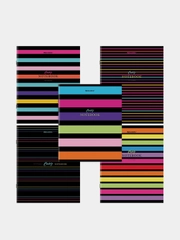 Тетрадь BRAUBERG "Color Stripes", скоба, клетка, А5, 96 листов, глянцевая ламинация