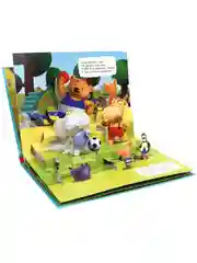 Книга детская Проф-Пресс панорамка 3D Тима и Тома "Лучшие друзья"