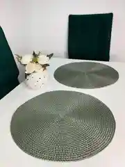 Зелёный хаки салфетки сервировочные 2 шт