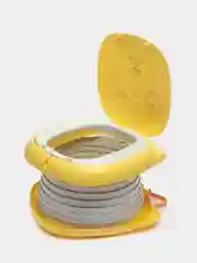 Желтый горшок детский портативный туалетный