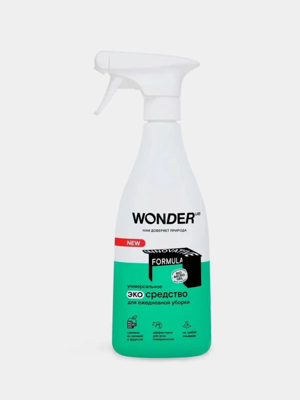 Универсальное эко средство WONDER LAB, для ежедневной уборки, 0,55 л