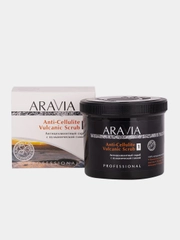 Антицеллюлитный скраб ARAVIA Organic, с вулканической глиной, 550 мл