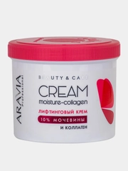 Лифтинговый крем ARAVIA Moisture Collagen Cream, с коллагеном и 10% мочевиной, 550 мл