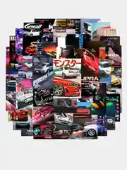 Черный наклейки стикеры JDM, машины, японские машинки