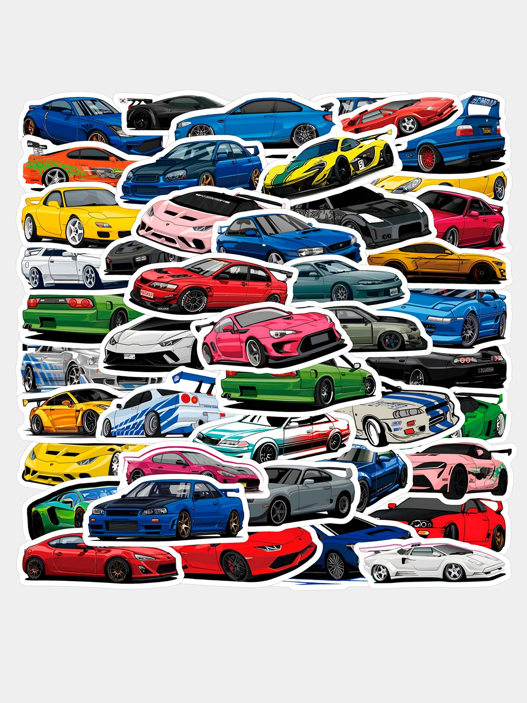 Синий наклейки стикеры JDM, машины, японские машинки