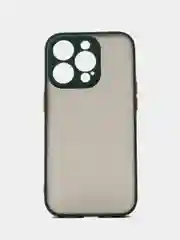 Зеленый чехол противоударный матовый для iPhone