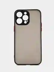 Черный чехол противоударный матовый для iPhone