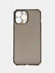 Черный чехол на айфон (iPhone) 13 Pro Max про макс силиконовый прозрачный