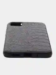 Серый чехол с имитацией кожи для Poco C3
