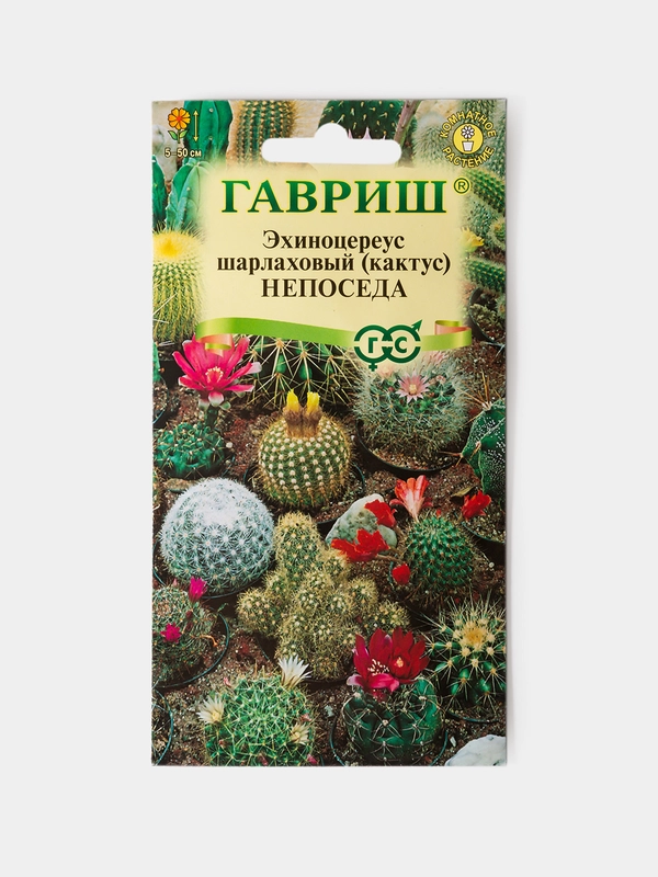 Семена Цветов Эхиноцереус Шарлаховый(кактус) Непоседа