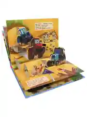 Книга детская Проф-Пресс панорамка картонная 3D "Трактор Вик и его друзья"