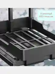 Черный держатель кухонный для губки, Подставка для моющих средств, Держатель для тряпки