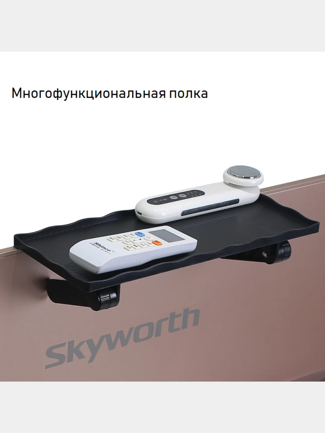 Черный полка на телевизор, экран, монитор