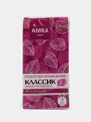 Платочки бумажные AMRA, 2 слоя, 10 штук, 1 уп