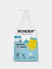 Детское жидкое эко мыло 0+ WONDER LAB, гель для новорожденных без запаха, 540 мл