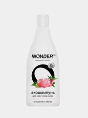 Эко шампунь для всех типов волос WONDER LAB, очищение и объём, экологичный, 550 мл
