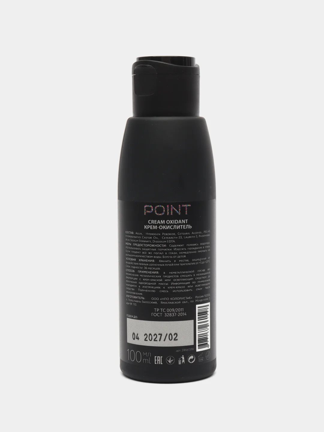POINT. Крем-окислитель, 9%, 100 мл