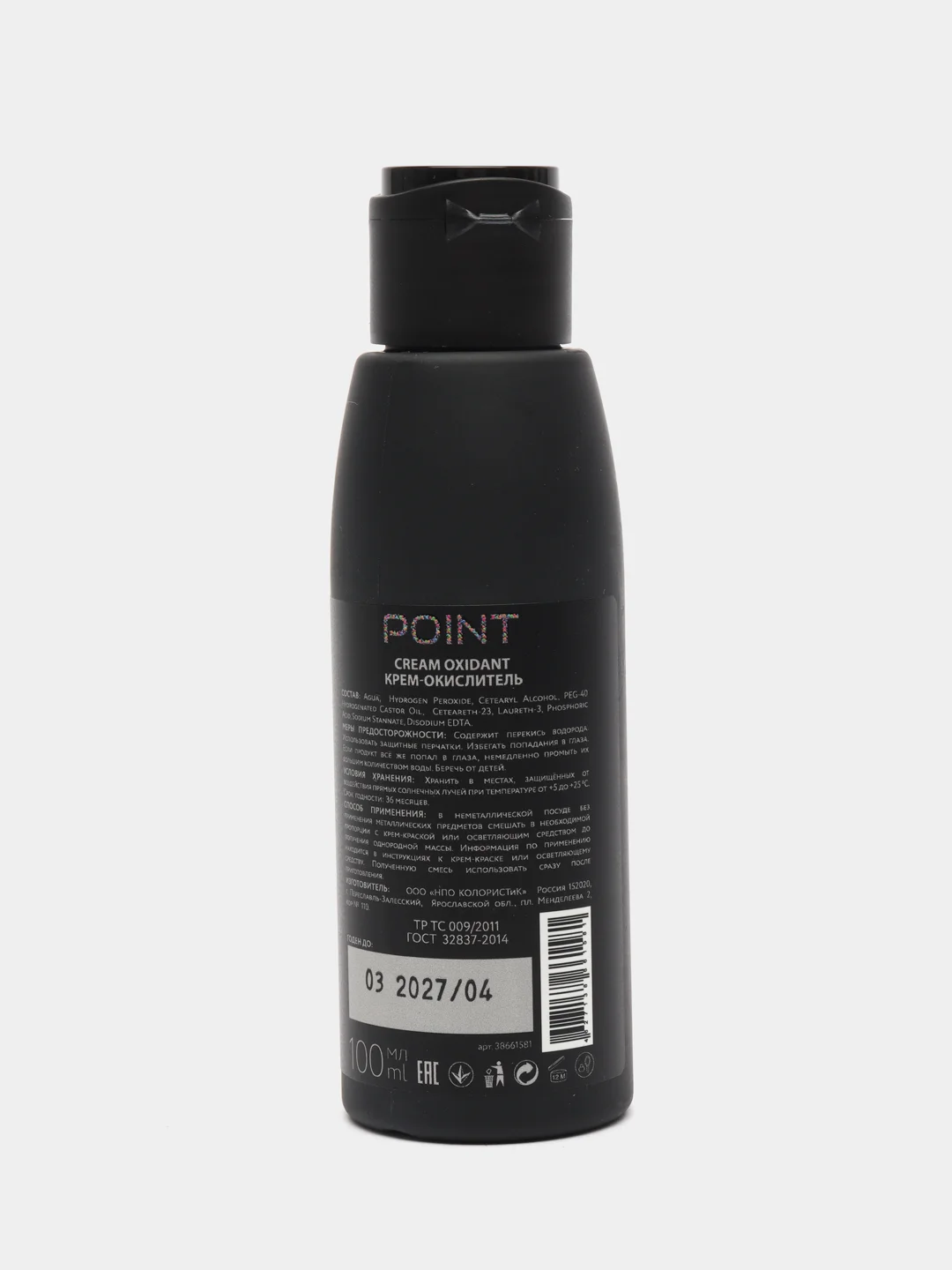 POINT. Крем-окислитель, 6%, 100 мл