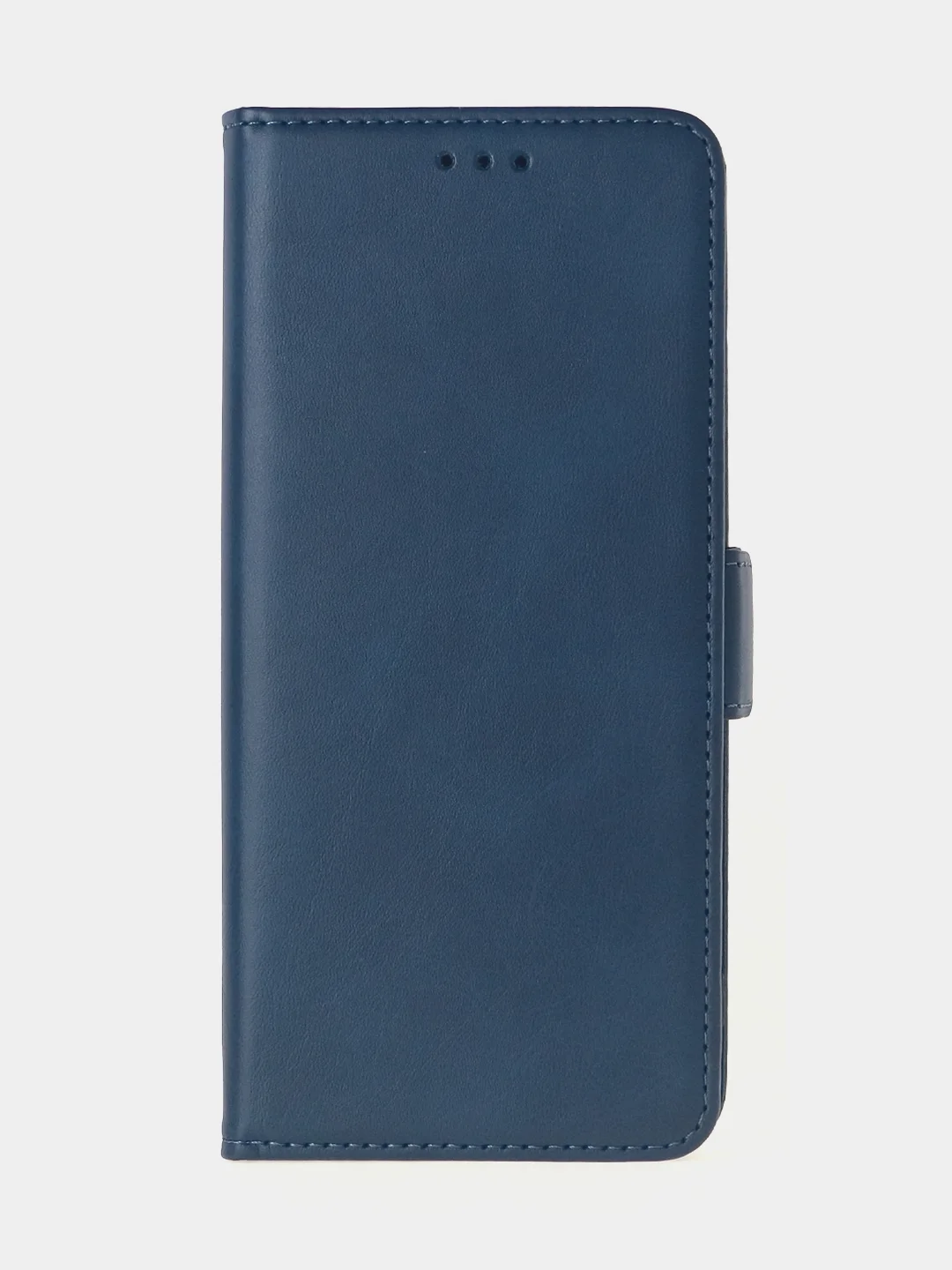 Темно-синий чехол-книжка для Realme C65 (4G) из высококачественной искусственной кожи