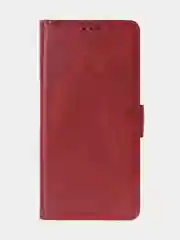 Коричневый чехол-книжка для Poco X6 Pro (5G) из высококачественной искусственной кожи