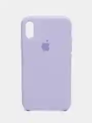 Лавандовый чехол с логотипом силиконовый для iPhone XR, 11, 12, 13 Pro Max, 14, 15 Pro Max для айфон