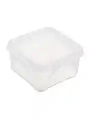 Контейнер для продуктов с защелками квадратный 0,6 л