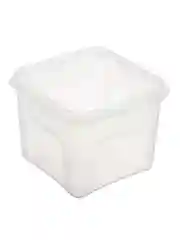 Контейнер для продуктов с защелками квадратный 0,9 л