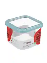 Банка квадратная для сыпучих продуктов 0,6 л, 11,2х11,2х8 см, 2 цвета