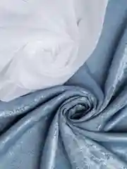 Морской шторы с тюлем, короткие, разные цвета, высота 170 см, ширина штор 140+140 см