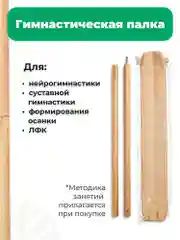 Гимнастическая палка Backwood 140см (посох), бодибар складной