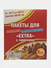 Пакеты для запекания/замораживания с завязками 30 х 40 см, 6 шт