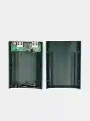 Зеленый корпус для внешних 3 аккумуляторных батарей 18650 Power Bank. J-get