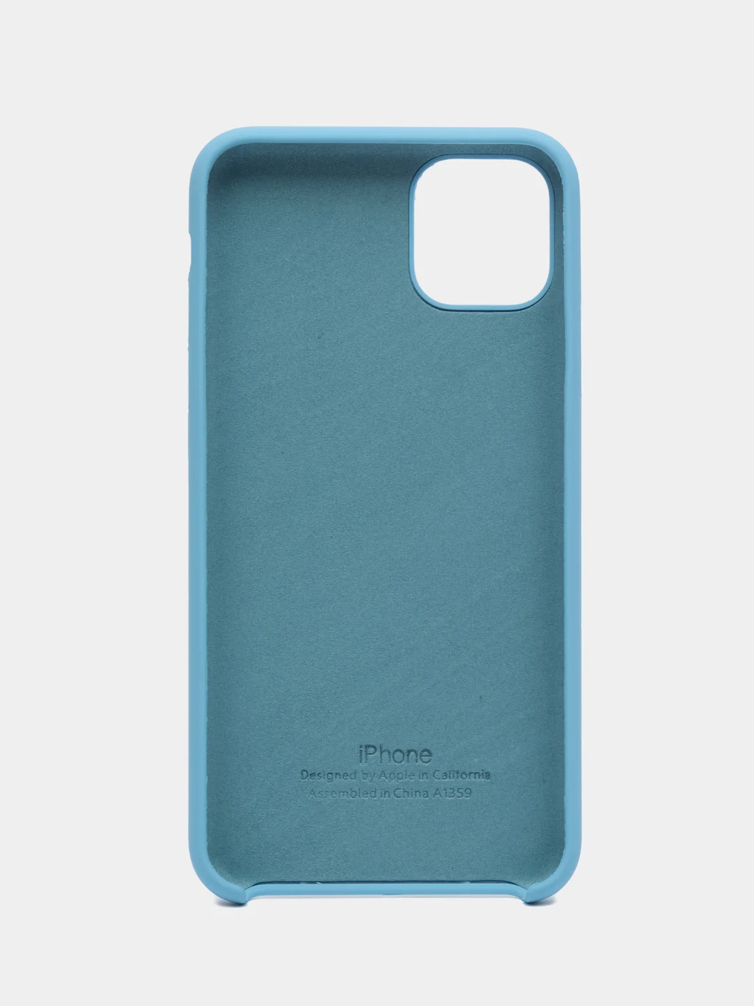 Голубой чехол Silikone case для iPhone 11 Pro max