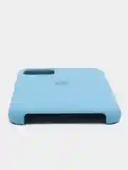 Голубой чехол Silikone case для iPhone 11 Pro max