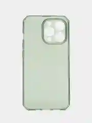 Зеленый чехол на айфон (iPhone) 13 Pro Max про макс силиконовый прозрачный