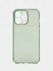 Зеленый чехол на айфон (iPhone) 13 Pro Max про макс силиконовый прозрачный