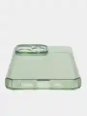 Зеленый чехол на айфон (iPhone) 13 Pro Max про макс силиконовый прозрачный