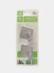 Крючки  металлические самоклеящийся 2шт
