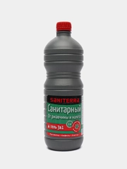 Средство гель для устранения налета и ржавчины Санитарный (Saniterra), 1 л