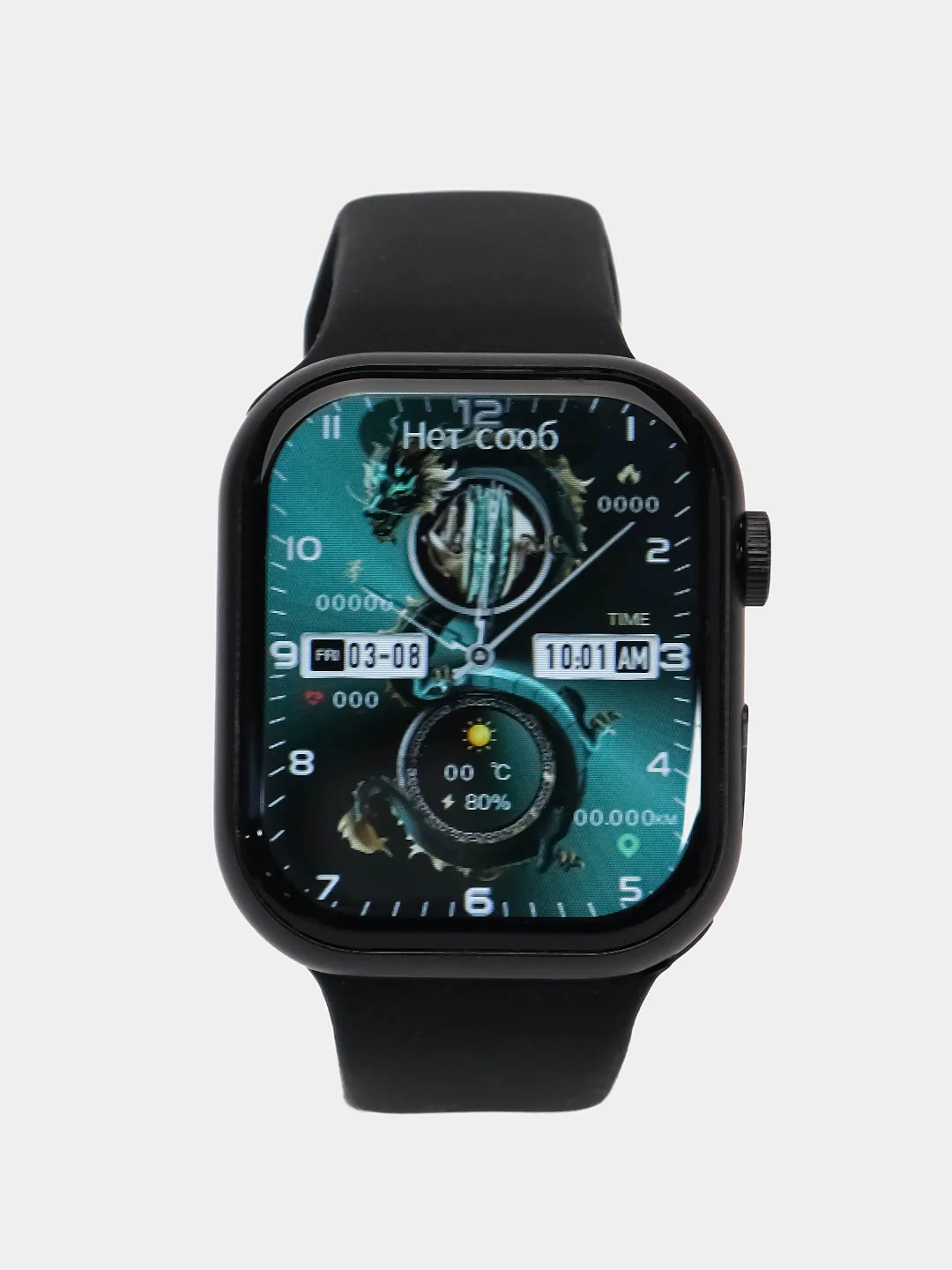 Черный смарт часы Smart Watch series 9, мужские, женские, с влагозащитой