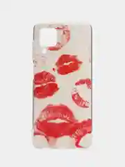 Алый силиконовый чехол на Samsung Galaxy A12 / M12 (Самсунг А12 / М12)