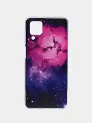 Аметистовый силиконовый чехол на Samsung Galaxy A12 / M12 (Самсунг А12 / М12)