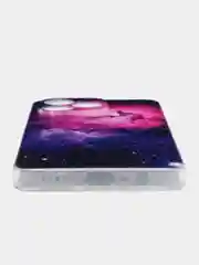 Аметистовый силиконовый чехол на Realme C53/C51/Note 50 / Реалми С53/С51/Нот 50 прозрачный, с рисунком