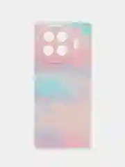 Пудровый чехол на Tecno Spark 20 Pro Plus / Текно Спарк 20 Про Плюс прозрачный, с рисунком