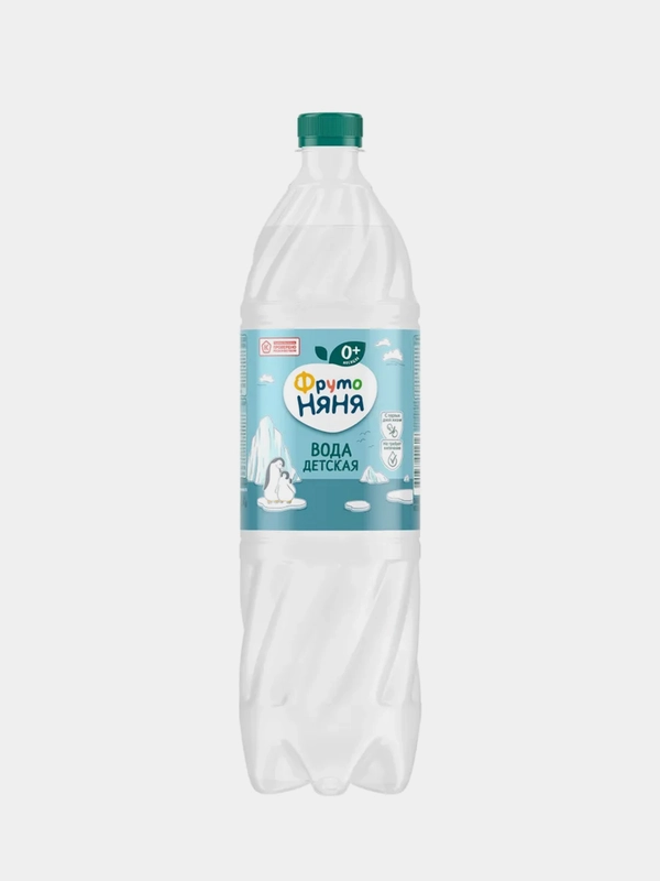 Вода детская питьевая ФрутоНяня, с 0 месяцев, негазированная, 1,5 л