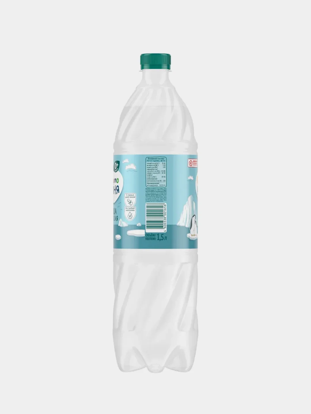 Вода детская питьевая ФрутоНяня, с 0 месяцев, негазированная, 1,5 л