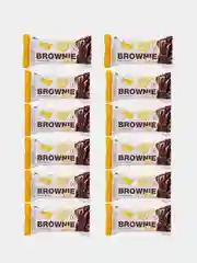 Протеиновые пирожные брауни ProteinRex Brownie, банан, без сахара, 50г
